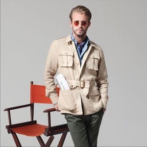 Ovadia & Sons Houndstooth Safari Jacket